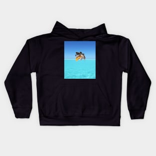 Funny Mexican Shark Eating Taco Kids Hoodie